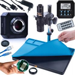 Rosfix Earth Pro digitális mikroszkóp MCEP-0.5X + ORION Pro kamera KMOP-HDMI-USBI Plantes PRO sorozat + szilikon alátét 380x260mm