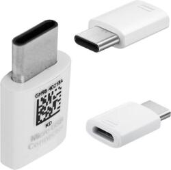 Samsung Оригинален Преход/Адаптер за Samsung micro-USB to USB-C EE-GN930BW, Бял (Bulk) (EE-GN930BWE/Bulk)
