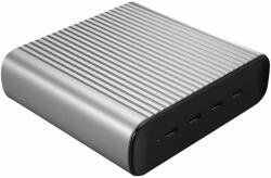 HyperJuice 245W 4 USB-C PD port GaN töltő, EU/UK vezeték