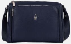  LAURA - Sötétkék bőr válltáska