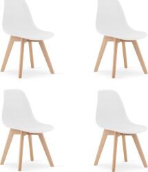 LEOBERT Krzesło KITO - białe x 4