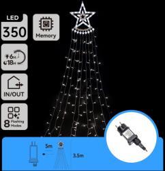 Aigostar - LED Външна коледна украса LED/6W/230V 3, 5m IP44 студено бяла (AI1228)
