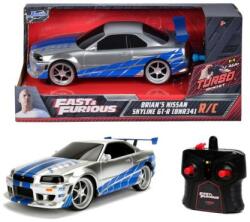 Jada Toys Бързи и яростни RC кола Nissan Skyline 1: 24 (99371314R01)
