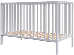 Hubners Patut copii din lemn Hubners Dominic 120x60 cm alb (PHDOM12AL) - ejuniorul