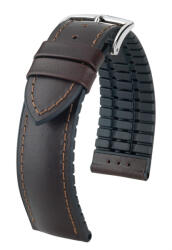 HIRSCH JAMES 18mm borjúbõr kaucsuk óraszíj (0925002010-2-18)