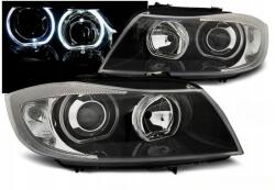 LÁMPÁK Fényszórók BMW E90 E91-hez 2005-től 2011-ig FEHÉR LED GYŰRŰK H7 DEPO