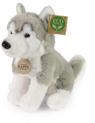 Rappa Câine husky de pluș așezat 23 cm COLECȚIA SOFT (RP250765)
