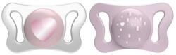 Chicco Suzeta Physio Micro din silicon 0-2 luni fetiță 2 buc (AGS75126.11)
