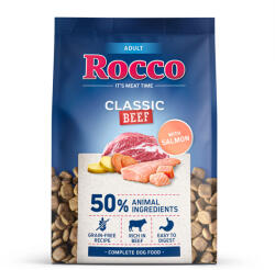 Rocco 1kg Rocco Adult Classic marha & lazac száraz kutyatáp