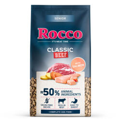 Rocco 2x10kg Rocco Senior Classic marha & lazac száraz kutyatáp