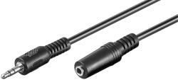 Goobay 50090 audio kábel 5 M 3.5mm Fekete (50090) - compzone