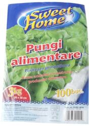 Sweet Home Pungi Alimentare Sweet Home, 3 kg, 100 Bucati (SPMSHSE065)