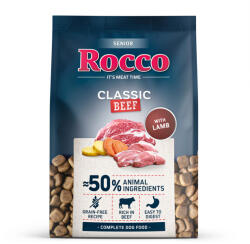 Rocco 5x1kg Rocco Senior Classic marha & bárány száraz kutyatáp