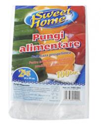 Sweet Home Pungi Alimentare Sweet Home, 2 kg, 100 Bucati (SPMSHSE064)