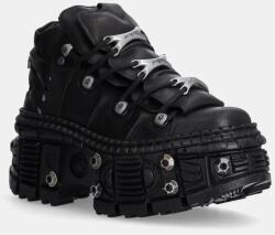 New Rock sneakers din piele Crust Negro + Tank Casco Negro 9BYH-OBD4SR_99X (M.WALL106.S25)