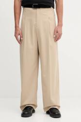 KENZO pantaloni de lână 9BYA-SPM0AZ_80X (FF65PA3689RZ)