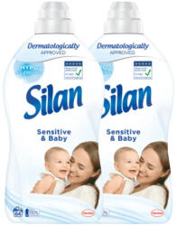 Silan INGYENES SZÁLLÍTÁS - Silan Sensitive öblítő 2x1408 ml (128 mosás)