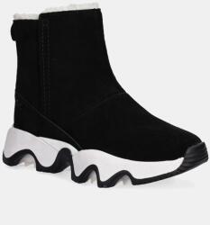 Sorel cizme de zăpadă din piele întoarsă KINETIC IMPACT SHORT BOOT 9BYA-OBD3HA_99X