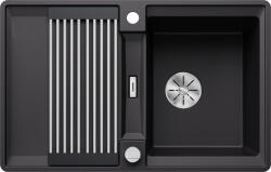 BLANCO Adira 45S-F szintbe építhető silgranit mosogató Adira ráccsal és távműködtetővel, fekete 527593 (527593)
