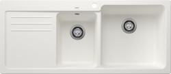 BLANCO Naya 8 S Silgranit két medencés 116x50 cm mosogató, jobbos/fehér 525783 (525783)