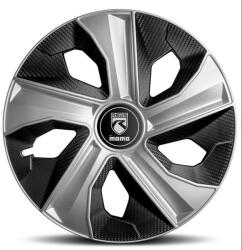 MOMO 4db-os dísztárcsa szett - 15" - ezüst-fekete-karbon