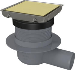 Deante Megfordítható padlóösszefolyó, szálcsiszolt arany KOS_R01D (KOS_R01D)