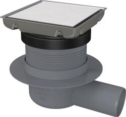 Deante Megfordítható padlóösszefolyó, szálcsiszolt acél KOS_001D (KOS_001D)