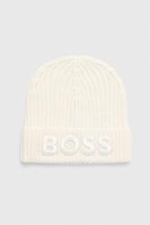 BOSS gyapjú sapka - bézs Univerzális méret - answear - 22 990 Ft