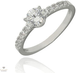 Újvilág Kollekció Fehér arany gyűrű 51-es méret - P2121F-51