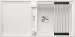 BLANCO Adira XL 6S-F Silgranit 99x46 cm mosogató acél ráccsal és távműködtetővel, fehér 527629 (527629)