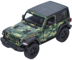 Kinsmart 2018 Jeep Wrangler Camo kisautó - terepszínű zöld (KT5420)