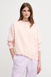 Calvin Klein pamut melegítőfelső bézs, sima, LV047B238G - rózsaszín XS