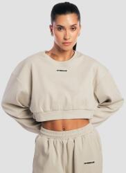 GymBeam Дамски къс суичър Aura Grey M