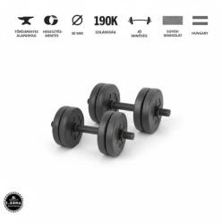 GazoFitness GazoFitness® Kézi Súlyzó 2×6 Kg. (Össz: 12Kg) 12 KG fekete
