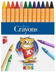 ICO Zsírkréta ICO Creative Kids kerek hegyezett 12 színű (7220084001) - mystock