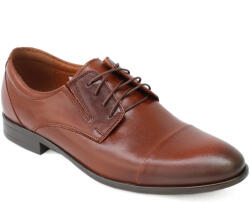 Lavaggio férfi elegáns fűzős bőr félcipő 162G barna 07026