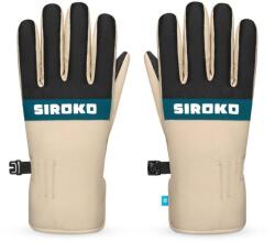 SIROKO Kids Winter sports Gyerek snowboard és sí kesztyű Whiz Bézs 152 CM bézs