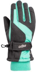 BEJO Lányok Brise Logo sí kesztyű L-XL szürke|zöld