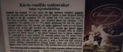  Chocofive Kávés-vaniliás szaloncukor 1 kg
