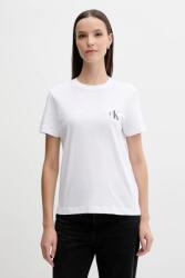 Calvin Klein Jeans pamut póló - narancssárga M - answear - 16 990 Ft