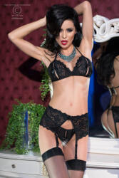 Chilirose CR 4220 M Black Open Bra 3 pc Set