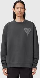 AllSaints pamut melegítőfelső TRIP szürke, mintás, M024ND - szürke M