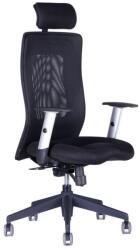 Office Pro Ergonomikus irodai szék CALYPSO GRAND, P1 fejtámlával, fekete