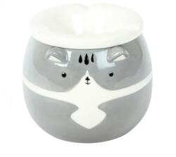  Windashtr Animal - Cica kerámia szélálló hamutartó (szürke) (M-23024-cica)