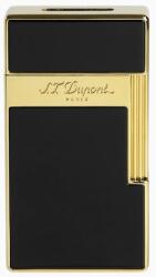 S.T. Dupont Big D fekete és arany színű szivaros öngyújtó - széles szúrólánggal (025002 - 025222)