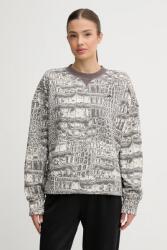 Adidas pamut melegítőfelső - szürke L