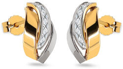 Heratis Forever Kéttónusú arany fülbevaló cirkóniákkal IZ27621HR