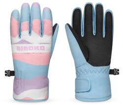 SIROKO Kids Winter sports Gyerek snowboard és sí kesztyű Bubbles Többszínű színes