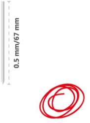 Junior Fém R1004 utántöltő (4 színű tollhoz) 0, 5 mm - piros