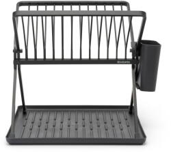 Brabantia Тъмносива метална двуетажна тавичка за оттичане 37x33 cm - Brabantia (139406)